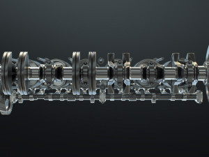 INLINE6 Engine Working Animated 3D मॉडल