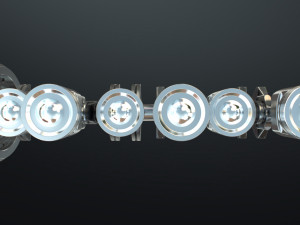 INLINE6 Engine Working Animated 3Dモデル