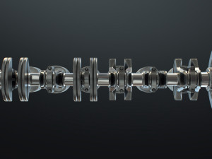 INLINE6 Engine Working Animated 3Dモデル