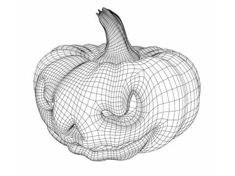 ab&oacute;bora dia das bruxas Modelo 3D