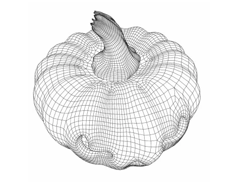ab&oacute;bora dia das bruxas Modelo 3D