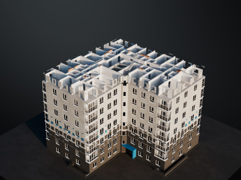 Animacja budowania Model 3D