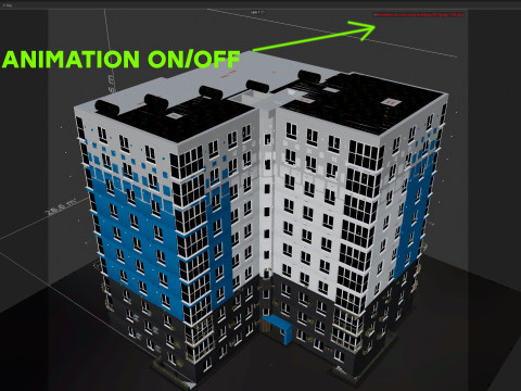Animacja budowania Model 3D