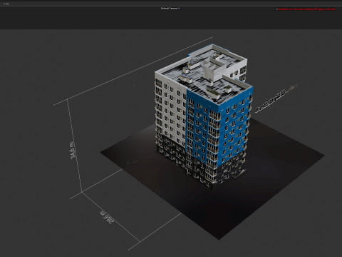Animacja budowania Model 3D