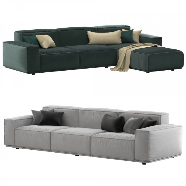 arflex marechiaro sofa Modelo 3D .c4d .max .obj .3ds .fbx .stl .blend 