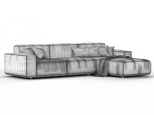 arflex marechiaro sofa 3D Model