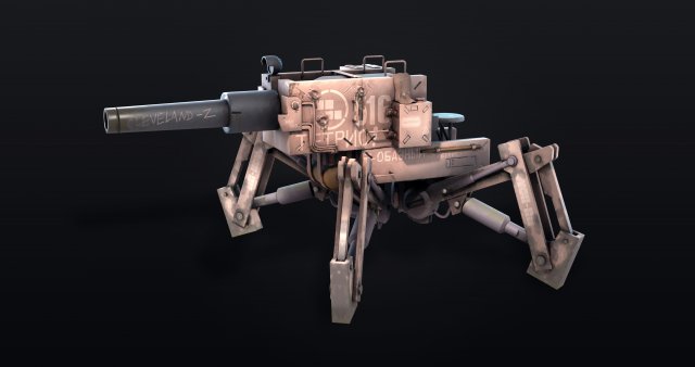 post apocalyptic tank 3D-Modell .c4d .max .obj .3ds .fbx .stl .blend 