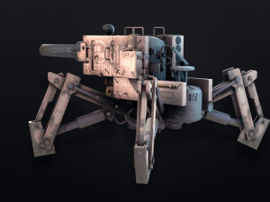 post apocalyptic tank 3D-Modell