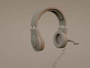 headphones 3D 모델