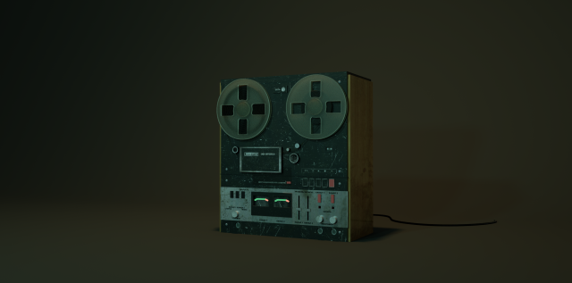 ussr tape recorder mayak 001 3D Модель .c4d .max .obj .3ds .fbx .stl .blend 