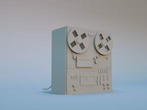 ussr tape recorder mayak 001 3D Модель