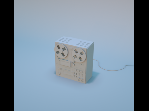 ussr tape recorder mayak 001 3D Модель