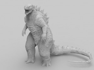 godzilla gojira 3D प्रिंट मॉडल