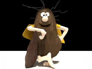 captain caveman - capito caverna 3D Print Model