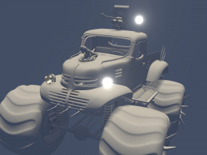 max car cyberpunk 3D Print Model