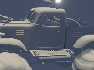 max car cyberpunk 3D 打印模型
