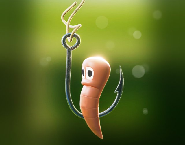 cute earthworm - minhoca Model Cetak 3D .c4d .max .obj .3ds .fbx .stl .blend 
