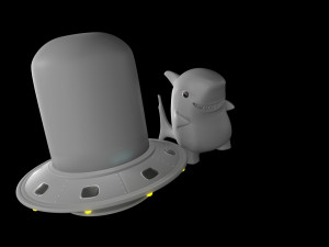 cute aliens e monsters - friends 3D-Modell