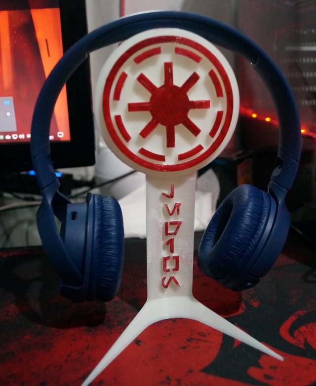 headphone stand star wars republic 3D Принт Модель .c4d .max .obj .3ds .fbx .stl .blend 