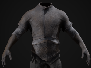 dark fantasy assassin - game ready Modello 3D
