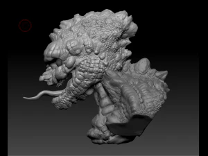 monstruo reptil Modelo 3D