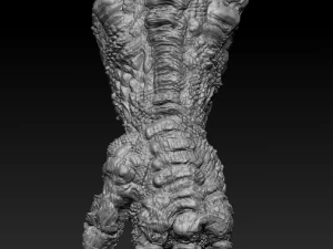 s&uuml;r&uuml;ngen canavar eli 3D Model