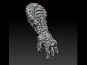 reptil monster hand 3D Model