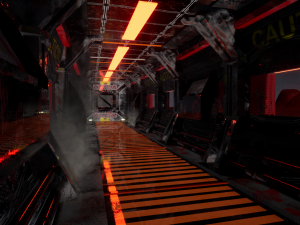 SCIFI CORRIDOR 3D Модель