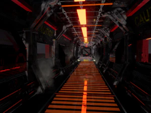 SCIFI CORRIDOR 3D Model