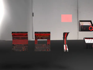 SCIFI CORRIDOR 3D Model