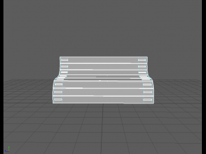 Futuristic bench Modèle 3D