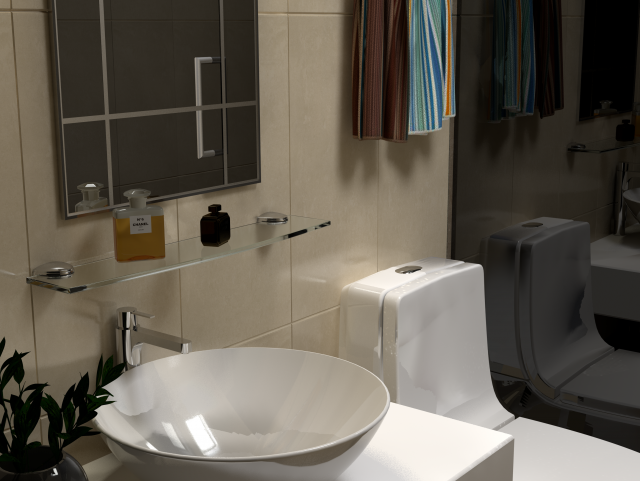 salle de bains - bathroom 3D Model