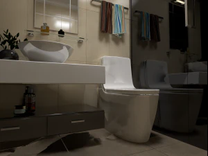 salle de bains - bathroom 3D Model
