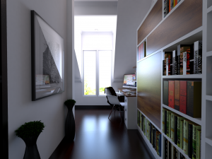scandinavian bedroom - chambre coucher 3Dモデル