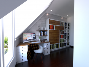 scandinavian bedroom - chambre coucher 3D मॉडल