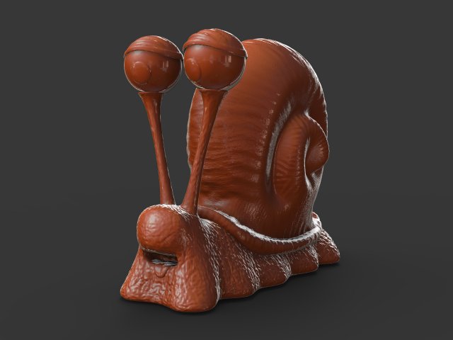 snail gary from spongebob squarepants 3D 打印模型 .c4d .max .obj .3ds .fbx .stl .blend 