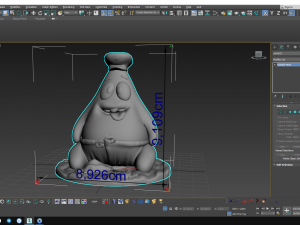 starfish patrick on the beach 3D 打印模型