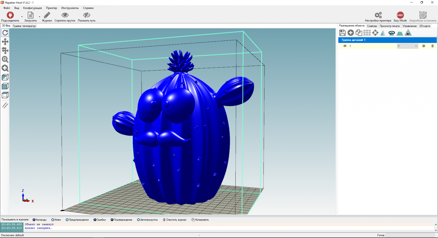 Cactus Plant Living In A Pot 3D Принт Модель In Монстры И Существа.