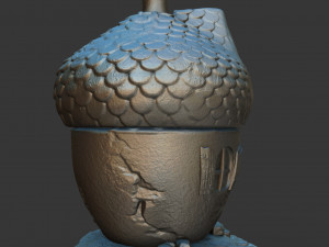 acorn cute forest house squirrels Model Cetak 3D