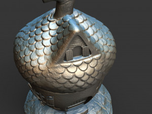 acorn cute forest house squirrels Model Cetak 3D