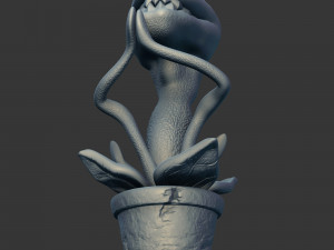predatory plant flycatcher Model Cetak 3D