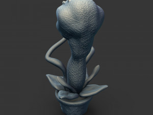 predatory plant flycatcher Model Cetak 3D