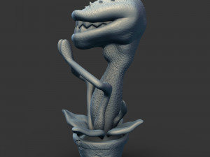 predatory plant flycatcher Model Cetak 3D