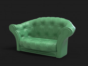 Vintage sofa 3D Print Model