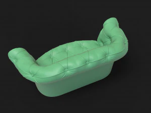 Vintage sofa 3D Print Model
