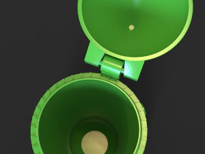 ROCKET ORGANIZER WITH OPENING LID 3D Print Model