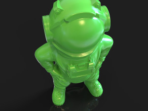 THE ASTRONAUT IS SERIOUS ABOUT PRINTING Model do druku 3D