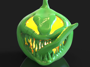 Toothy pumpkin for Halloween 3Dプリントモデル
