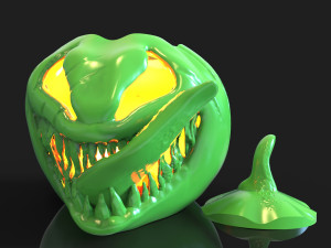Toothy pumpkin for Halloween 3Dプリントモデル