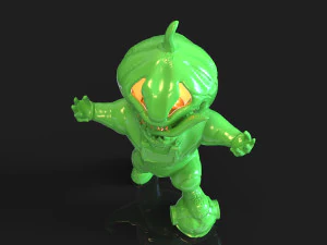 Venom pumpkin in a spacesuit for Halloween 3D Print Model